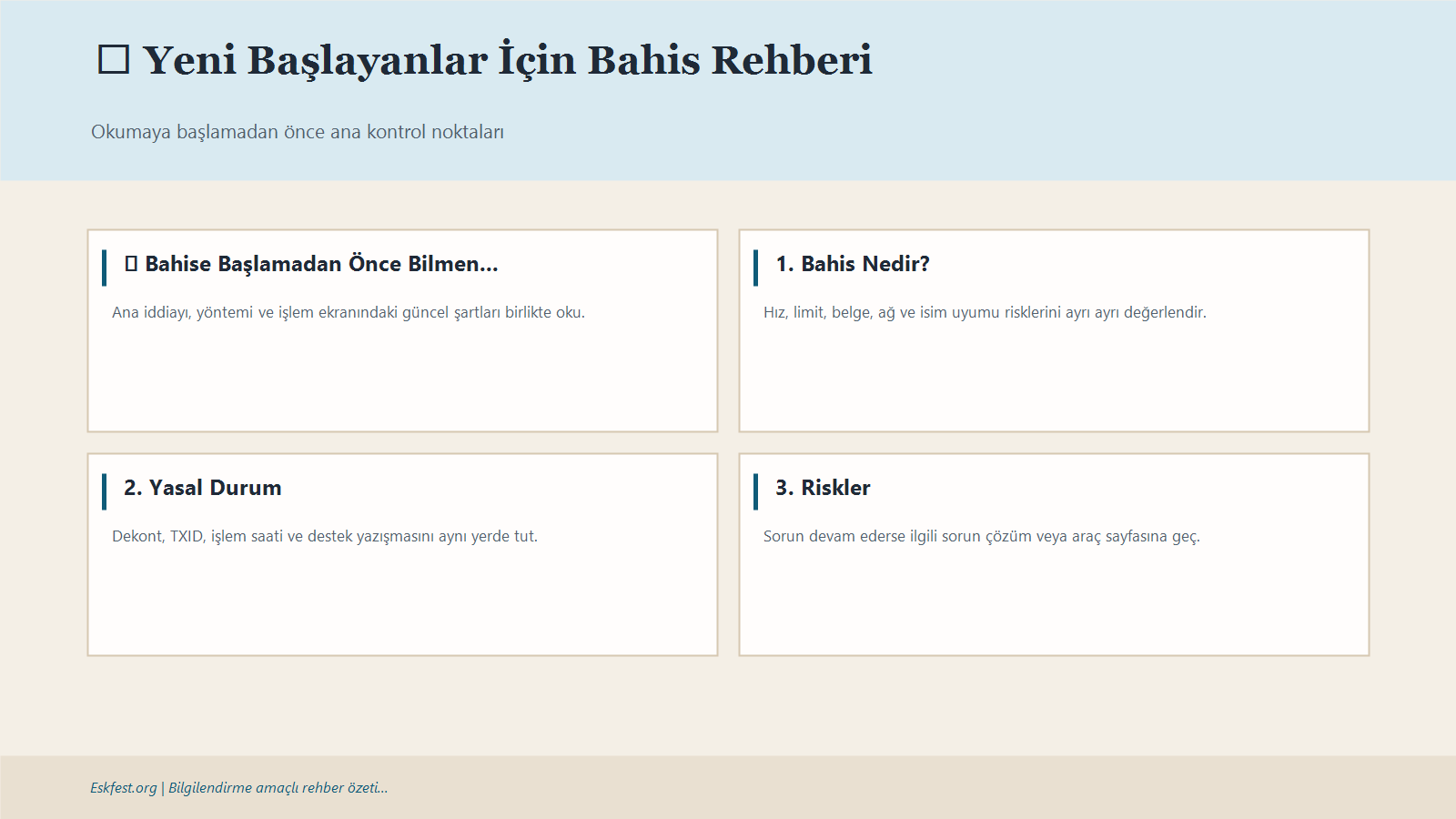 🎯 Yeni Başlayanlar İçin Bahis Rehberi 1 🎯 Yeni Başlayanlar İçin Bahis Rehberi Için Kısa Karar Ve Kontrol Infografiği